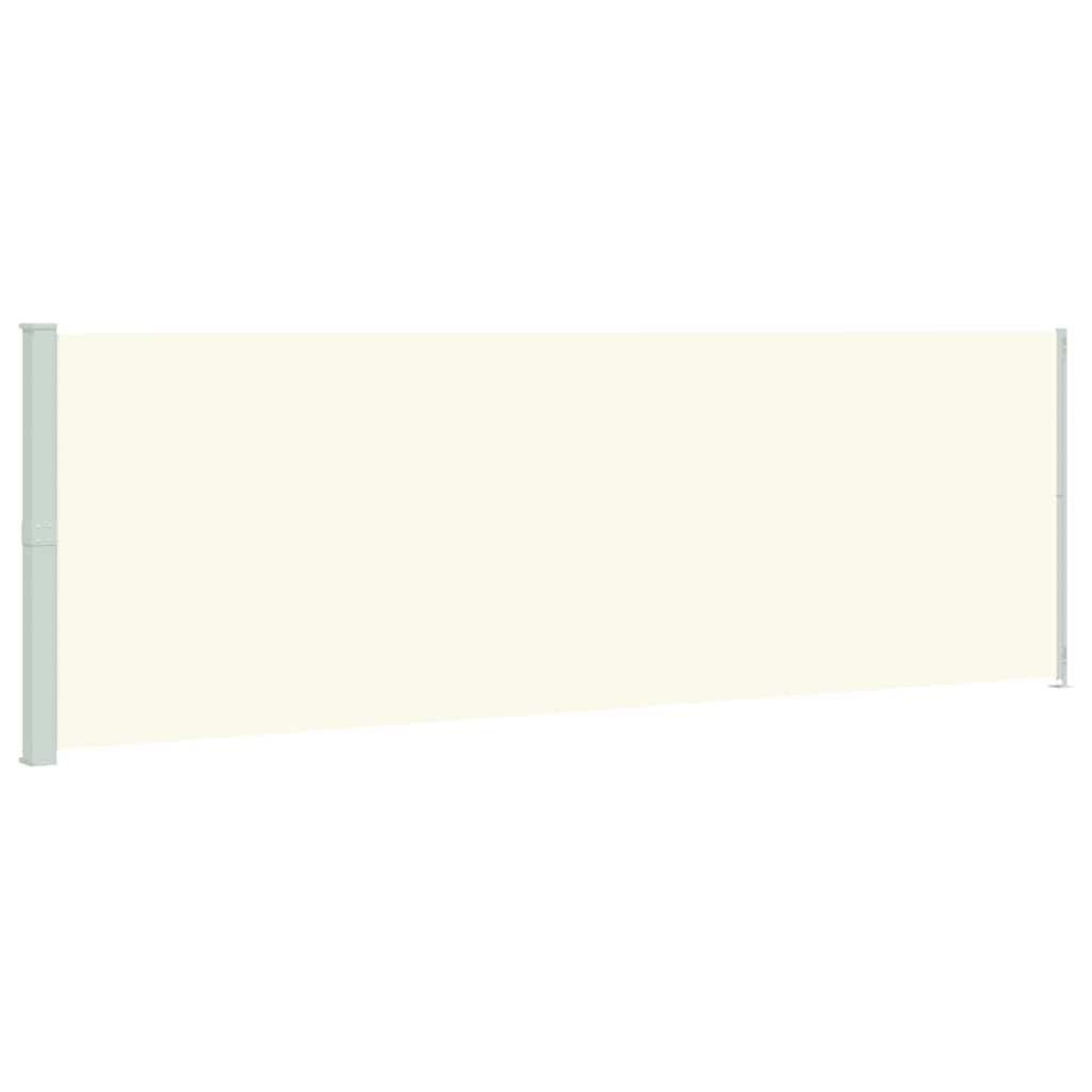 Patio Retractable Side Awning 200x600 cm Cream