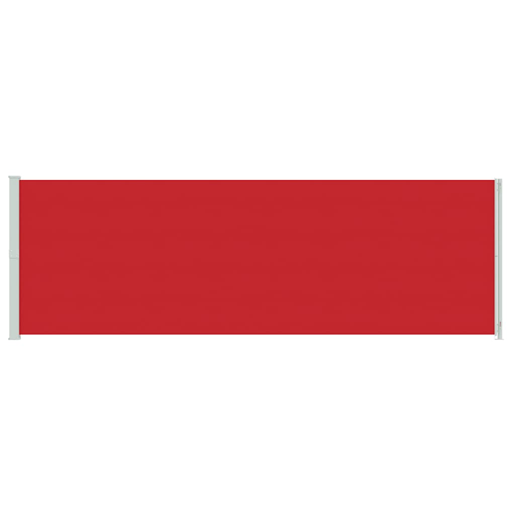 Patio Retractable Side Awning 200x600 cm Red
