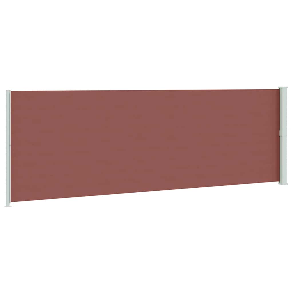 Patio Retractable Side Awning 200x600 cm Brown