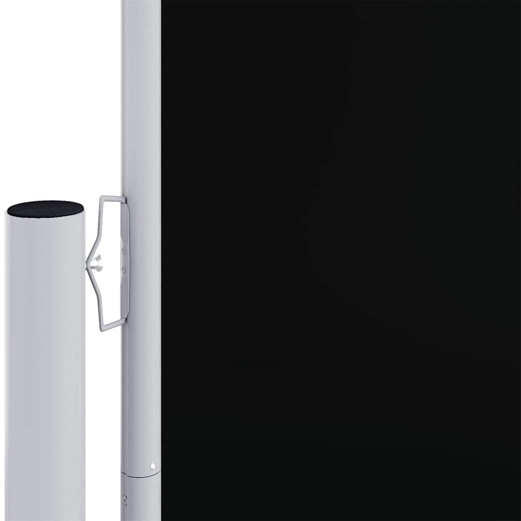 Retractable Side Awning Black 180x600 cm