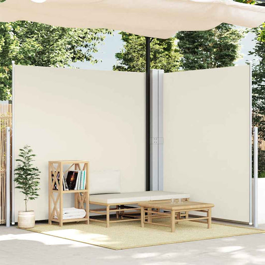 Retractable Side Awning Cream 200x600 cm