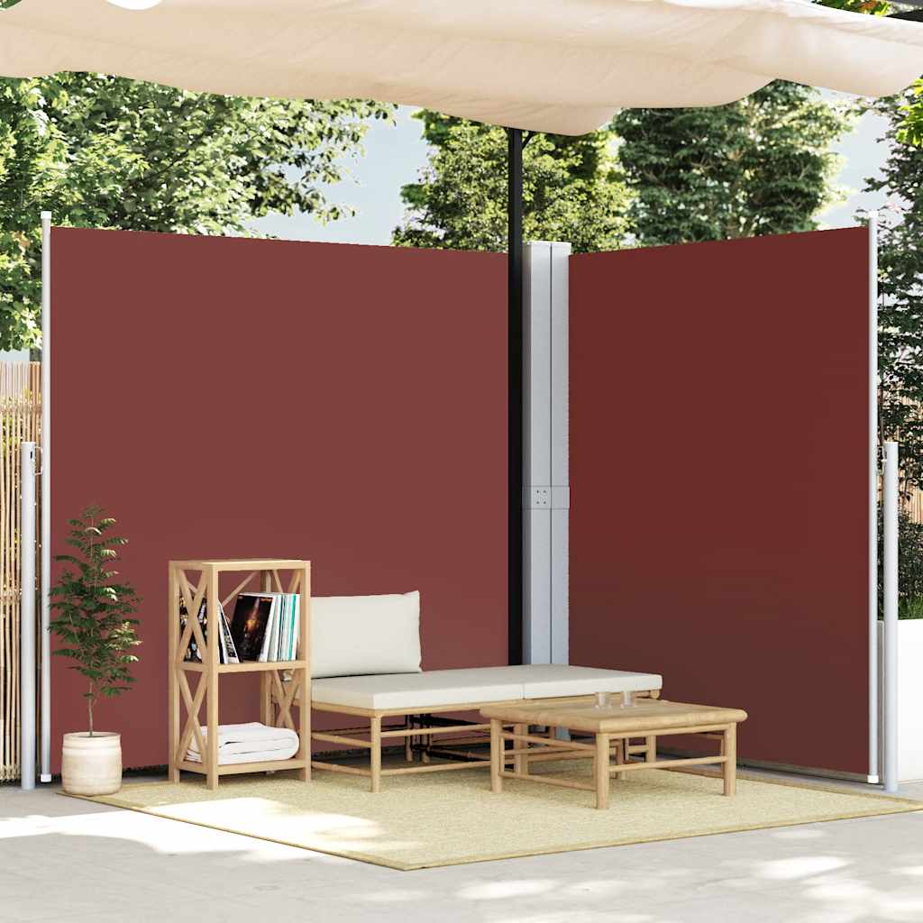 Retractable Side Awning Brown 200x600 cm