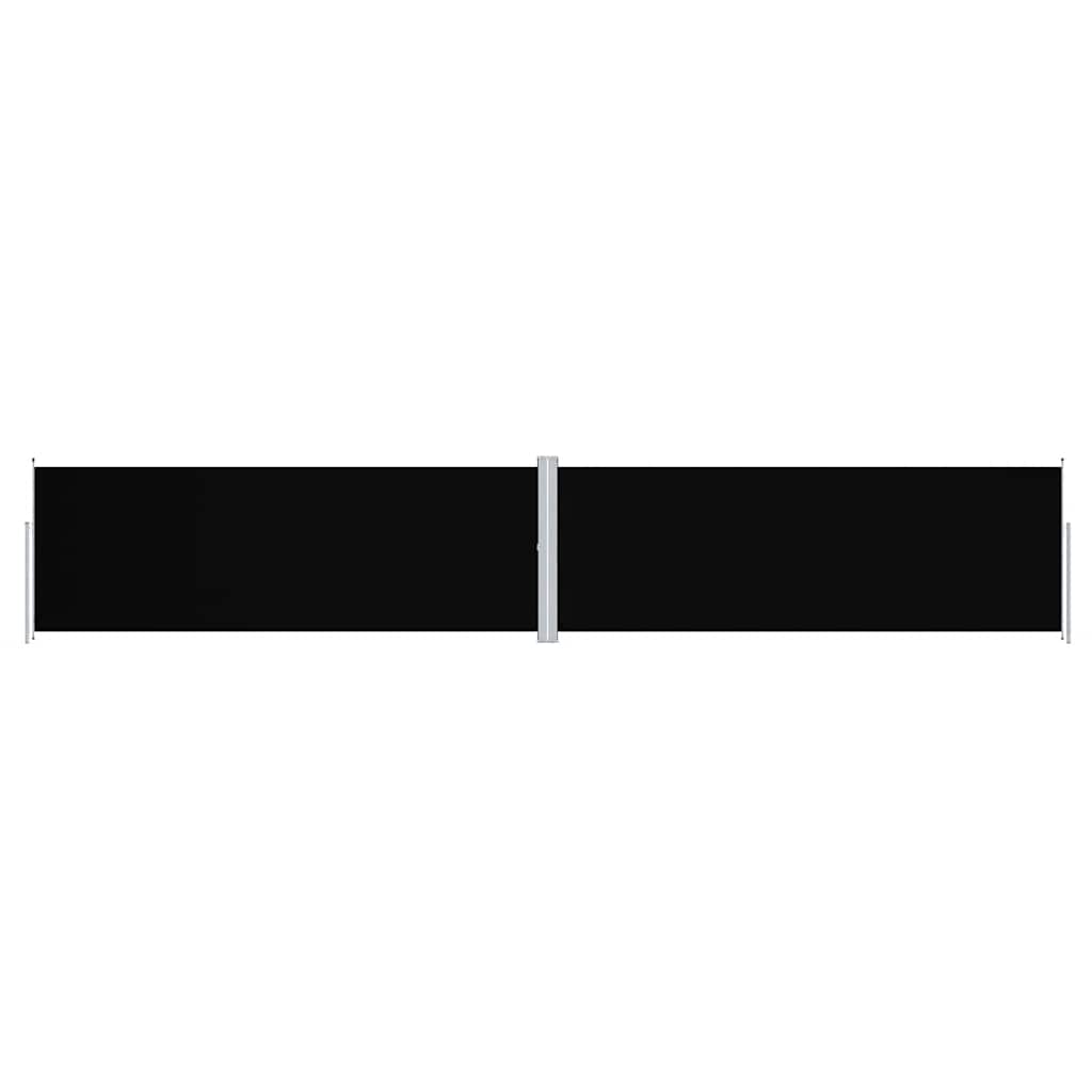 Side Awning | Black | 100% Polyester with PU coating | Large