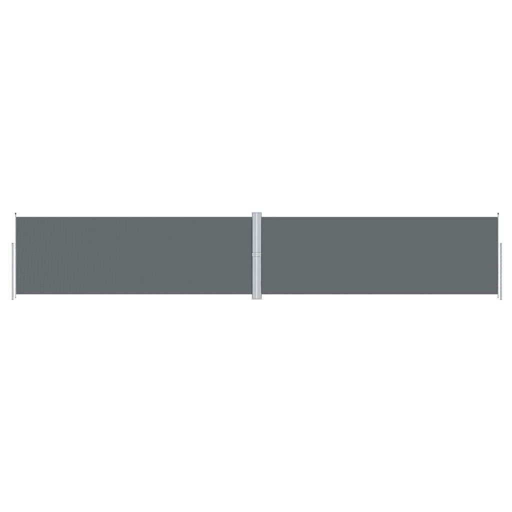Retractable Side Awning Anthracite 180x1000 cm