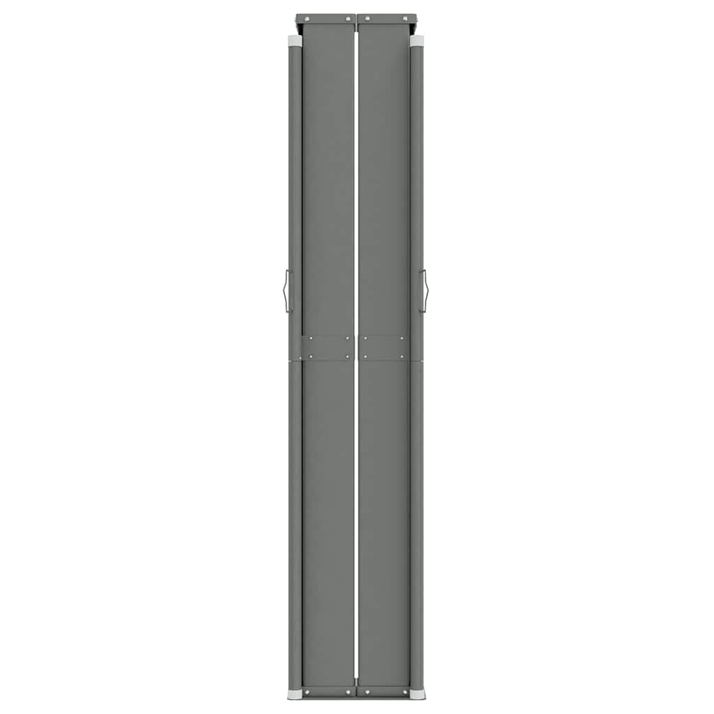 Retractable Side Awning Blue 220x1000 cm