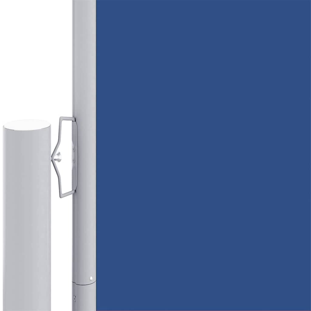 Retractable Side Awning Blue 117x1200 cm