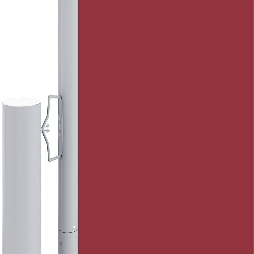 Retractable Side Awning Red 160x1200 cm