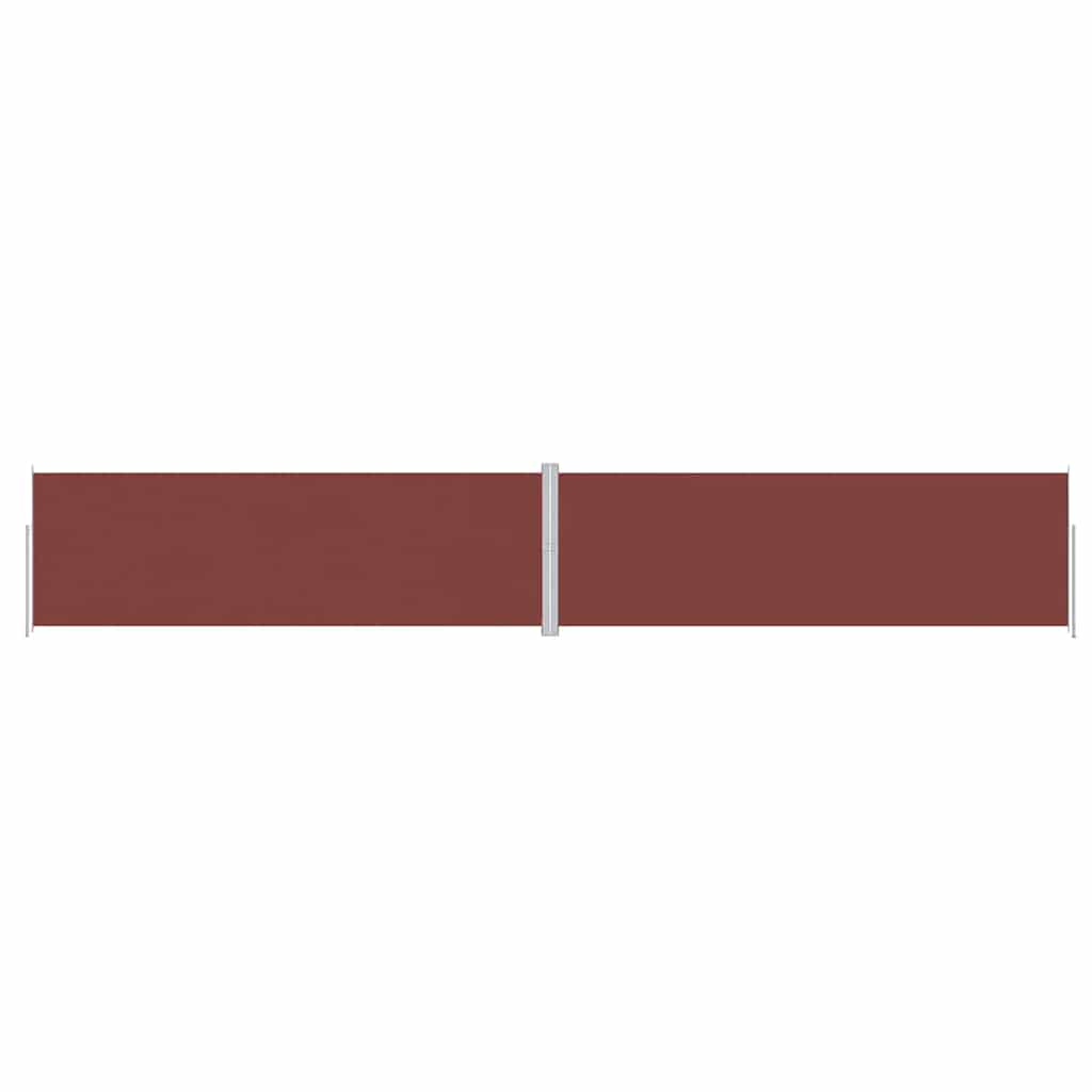 Retractable Side Awning Brown 200x1200 cm