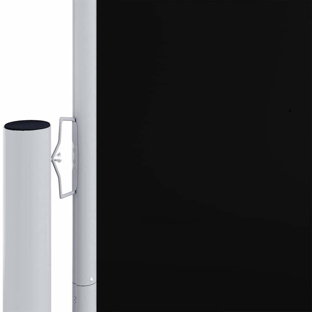 Retractable Side Awning Black 220x1200 cm