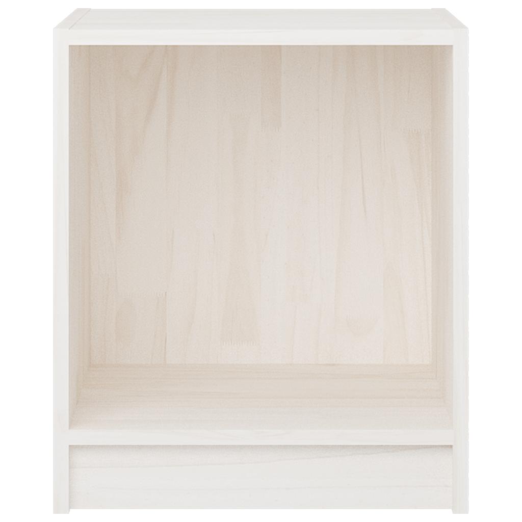 809922 vidaXL Bedside Cabinets 2 pcs White 35,5x33,5x41,5 cm Solid Wood Pine