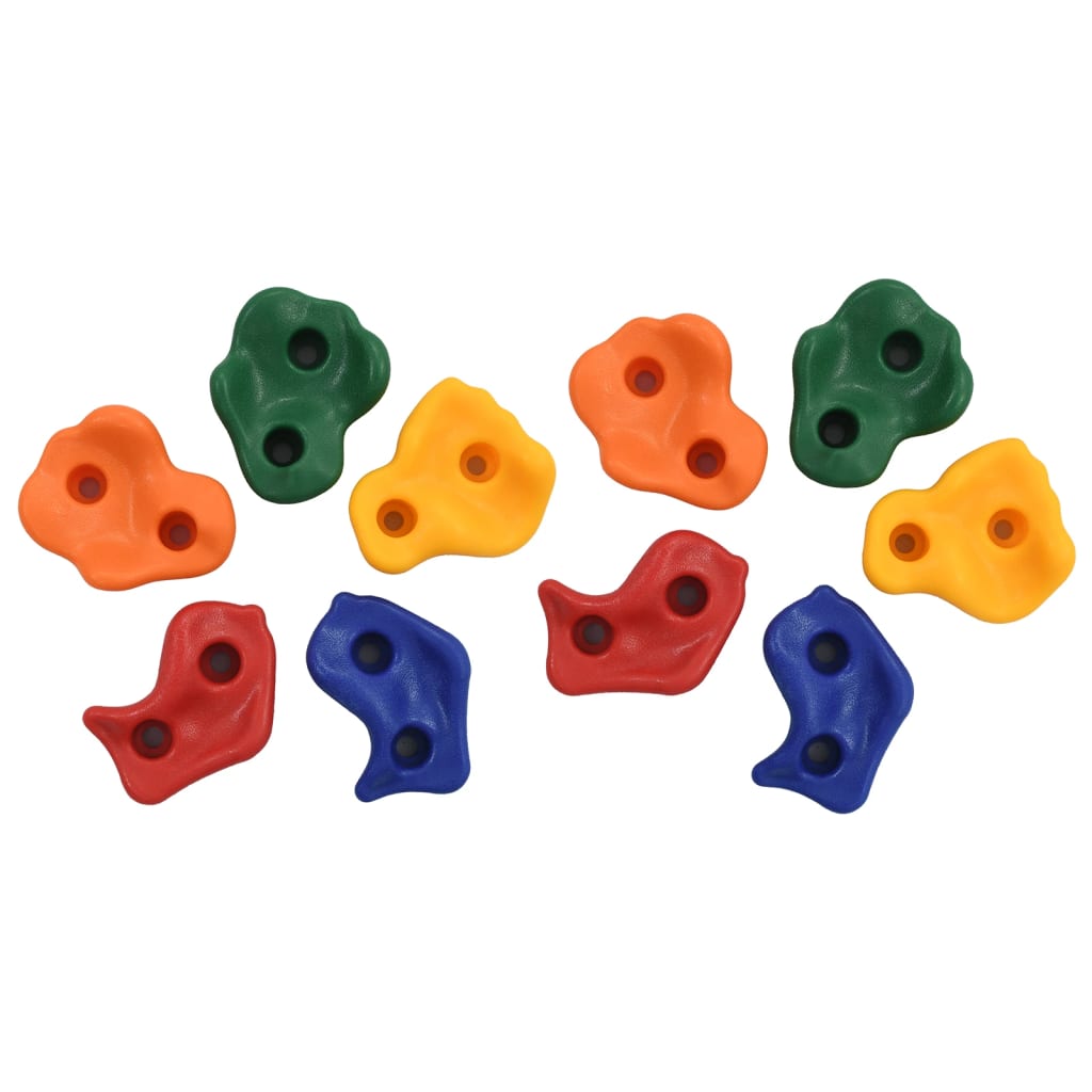 vidaXL Climbing Stones 30 pcs PE Multicolour