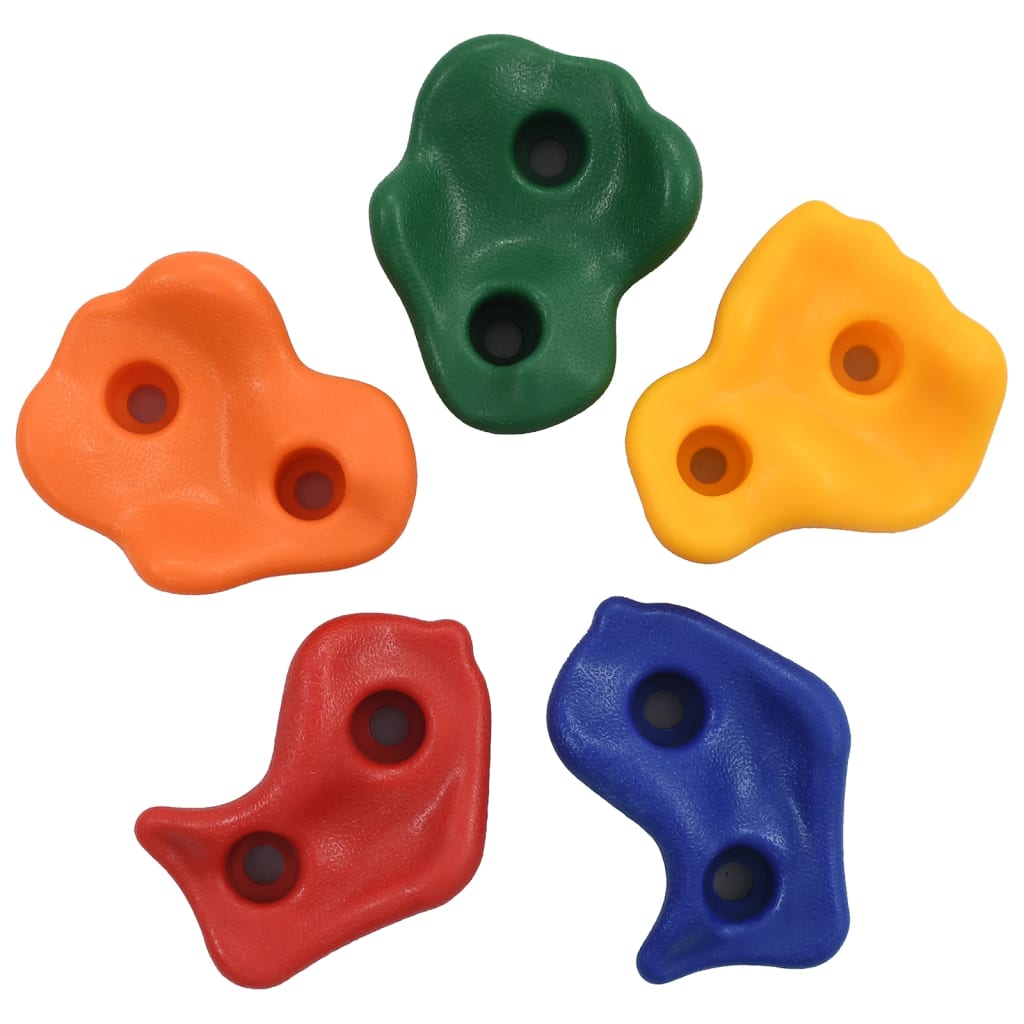 vidaXL Climbing Stones 30 pcs PE Multicolour