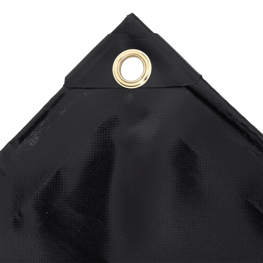 vidaXL Tarpaulin 650 g/m² 1.5x6 m Black