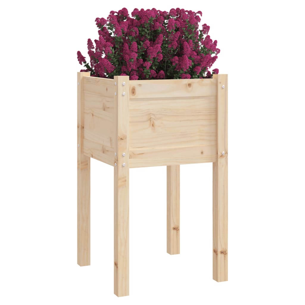 vidaXL Garden Planters 2 pcs 40x40x70 cm Solid Pinewood