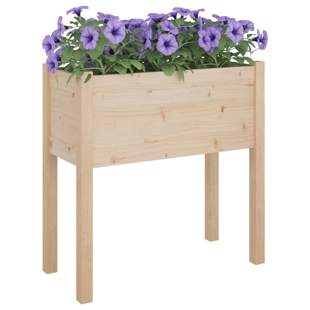 Tuinbak 70x31x70 cm massief grenenhout