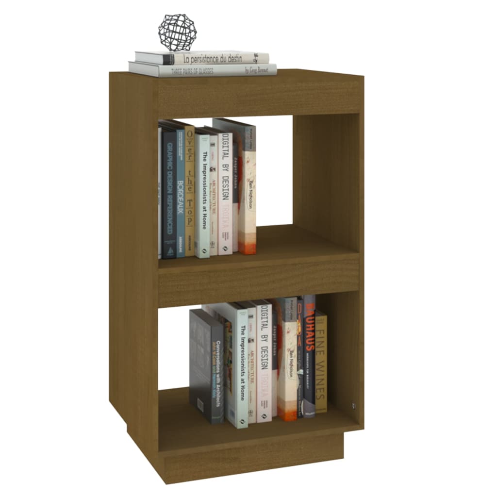 Book Cabine Honey Brown 40x35x71 cm Solid Pinewood