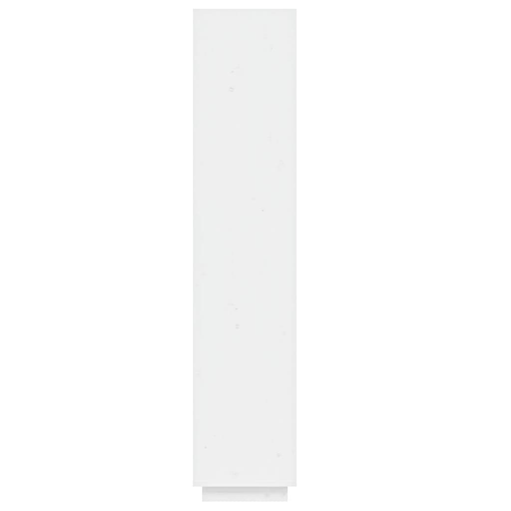 Book Cabinet/Room Divider White 40x35x167 cm Solid Wood Pine
