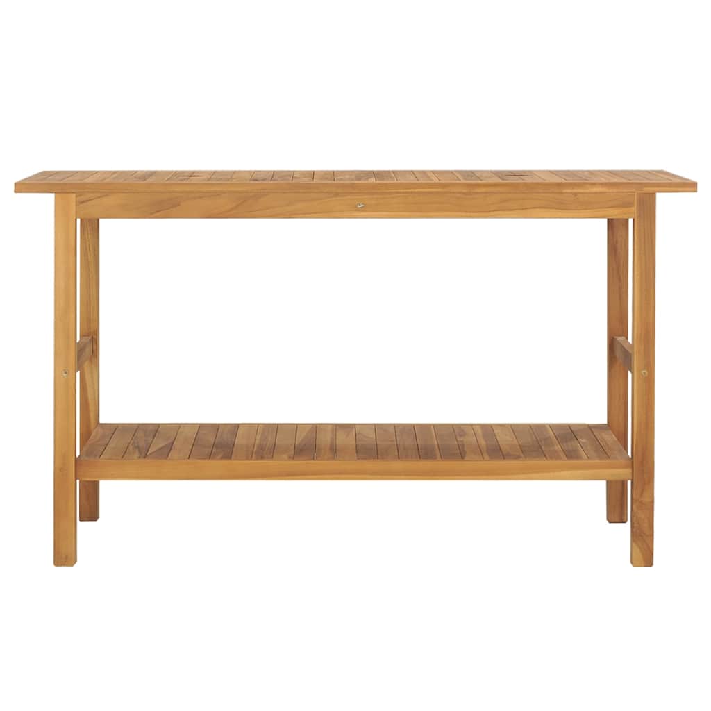 318482 vidaXL Bathroom Vanity Cabinet Solid Wood Teak 132x45x75 cm