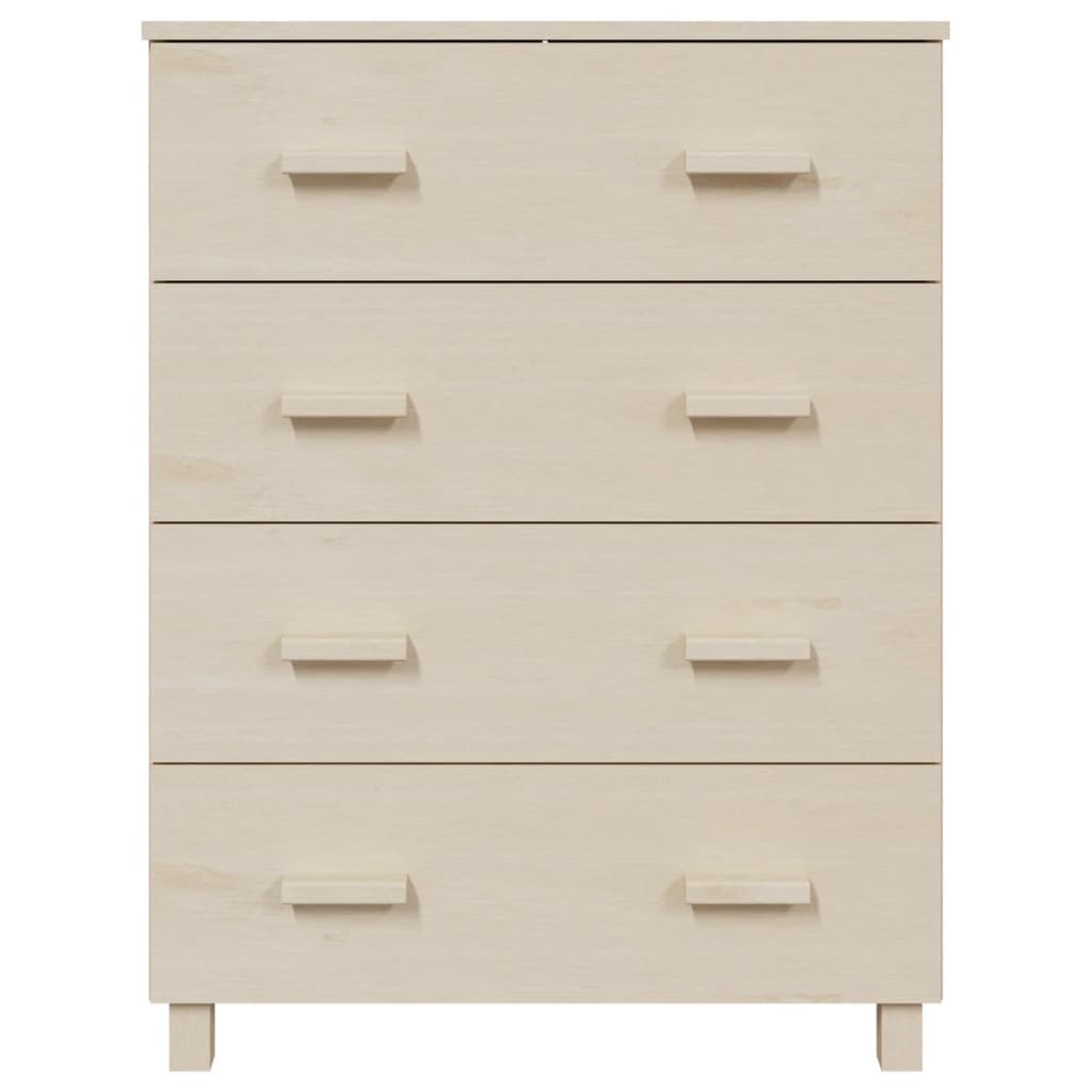 Dressoir HAMAR Honingbruin 79x40x103,5 cm massief grenenhout