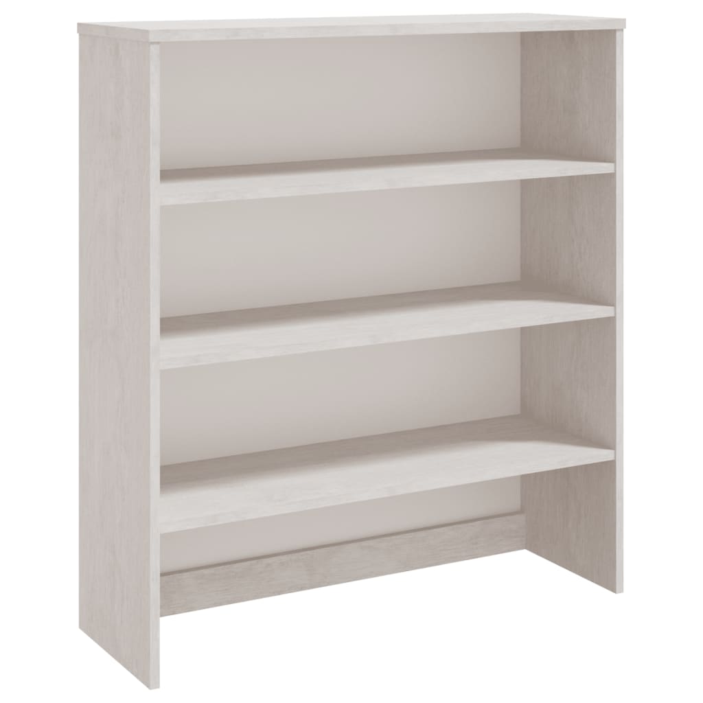 Blad voor Highboard HAMAR wit 90x30x100cm massief grenenhout