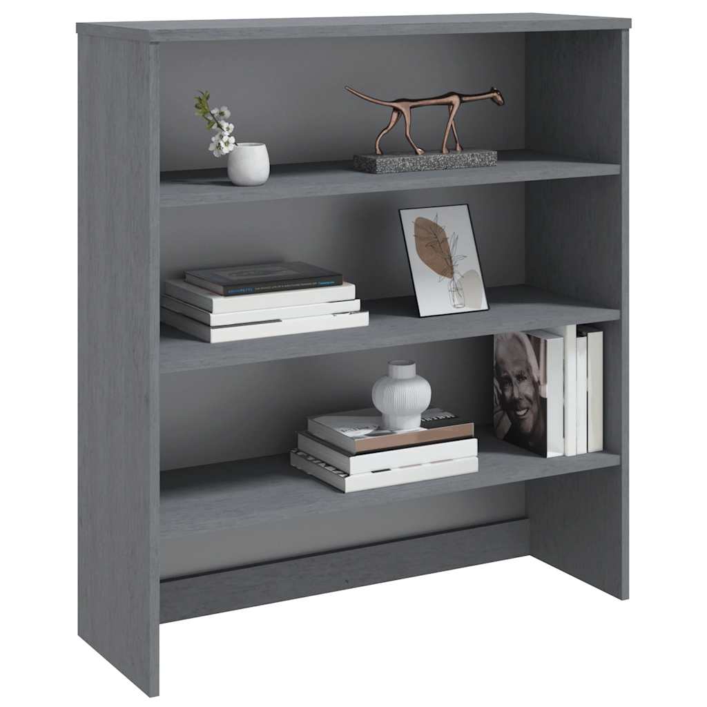 Top for Highboard HAMAR Dark Grey 90x30x100cm Solid Wood Pine