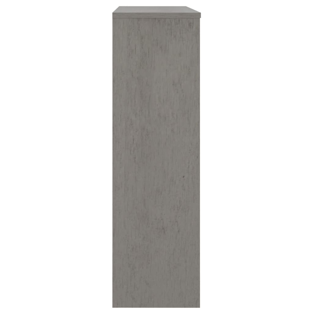 Plateau pour Buffet Haut HAMAR Gris Clair 90x30x100cm Bois Massif Pin