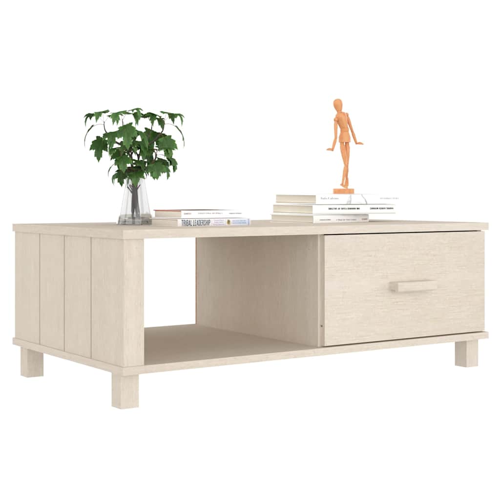 Coffee Table "HAMAR" Honey Brown 100x55x35 cm Solid Wood Pine