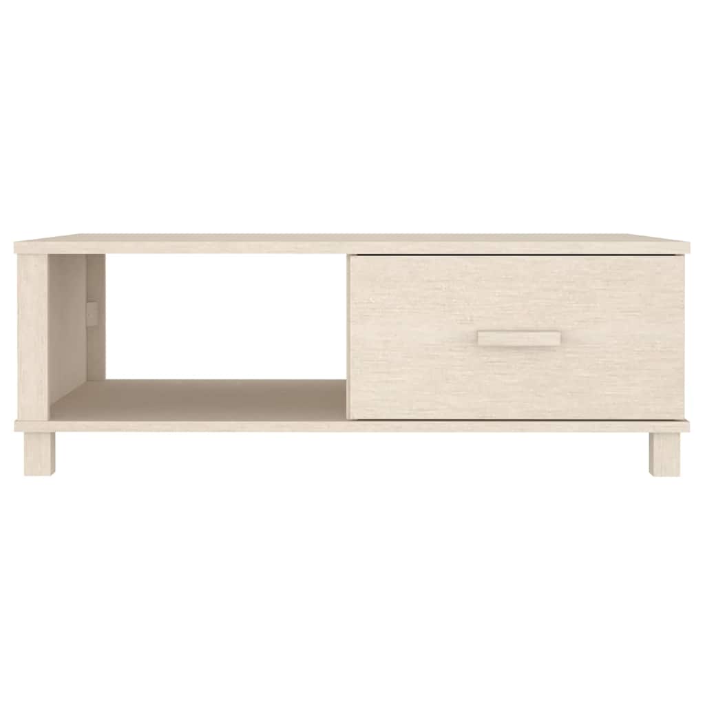 Coffee Table "HAMAR" Honey Brown 100x55x35 cm Solid Wood Pine