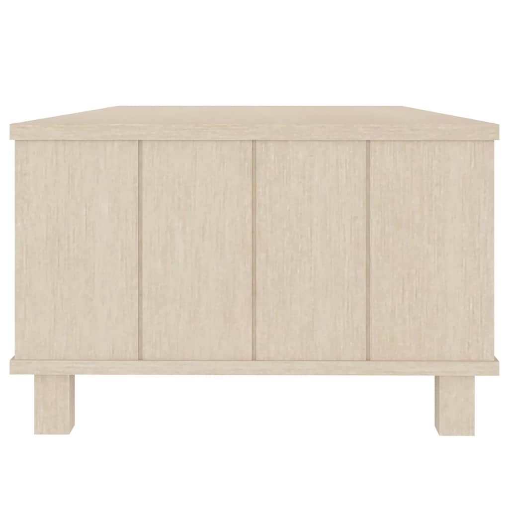 Coffee Table "HAMAR" Honey Brown 100x55x35 cm Solid Wood Pine