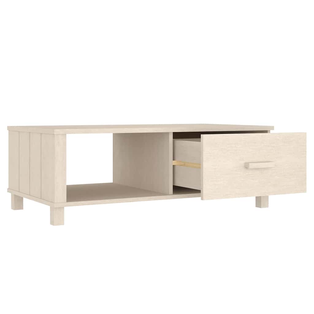 Coffee Table "HAMAR" Honey Brown 100x55x35 cm Solid Wood Pine