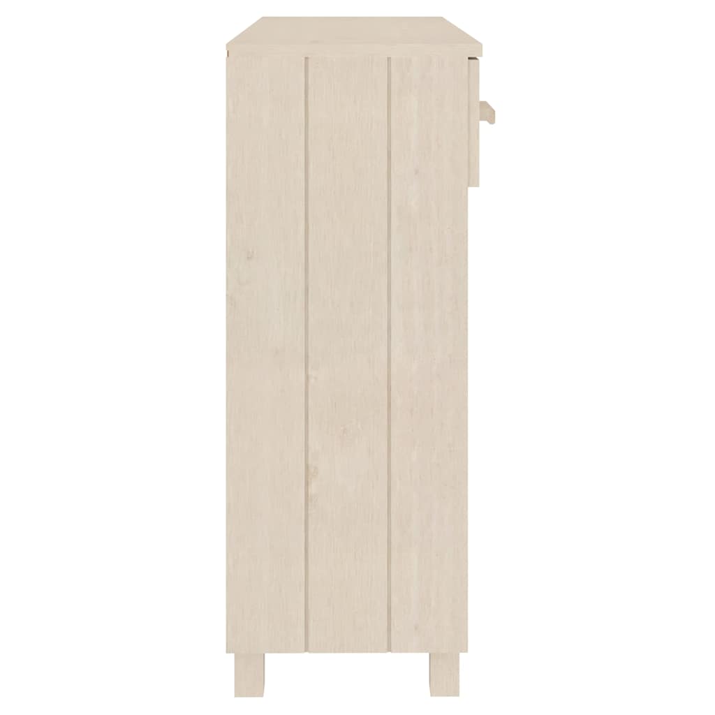 Console Table "HAMAR" Honey Brown 90x35x90 cm Solid Wood Pine