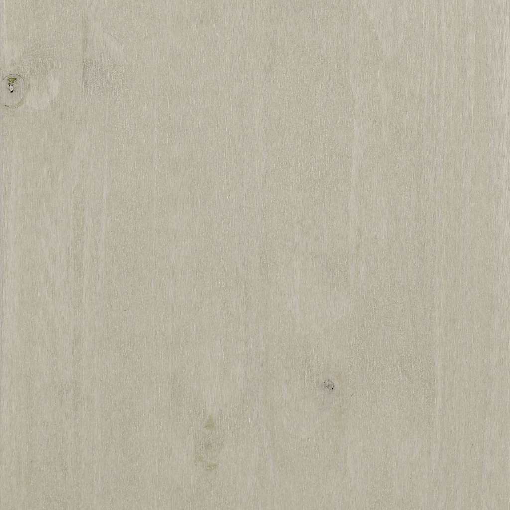 Console Table "HAMAR" White 90x35x90 cm Solid Wood Pine