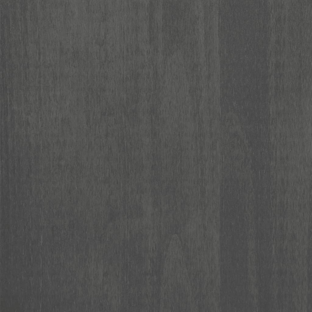 vidaXL Wardrobe HAMAR Dark Grey 89x50x180 cm Solid Wood Pine