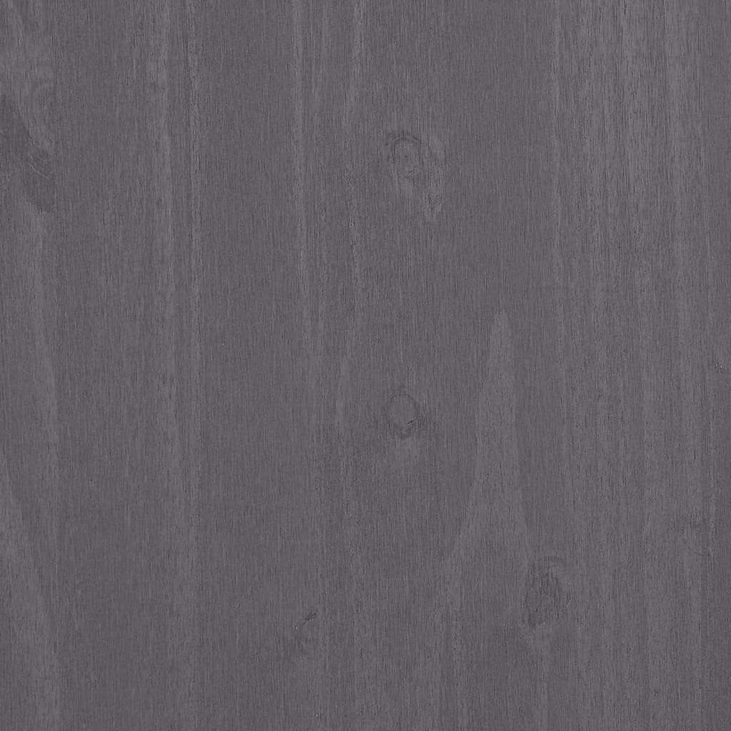 Kledingkast HAMAR lichtgrijs 89x50x180 cm massief grenenhout