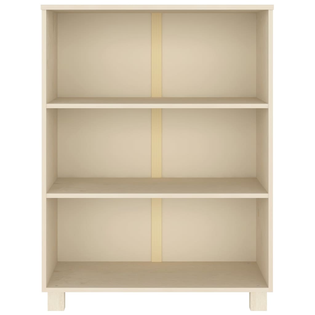 Book Cabinet "HAMAR" Honey Brown 85x35x112 cm Solid Wood Pine