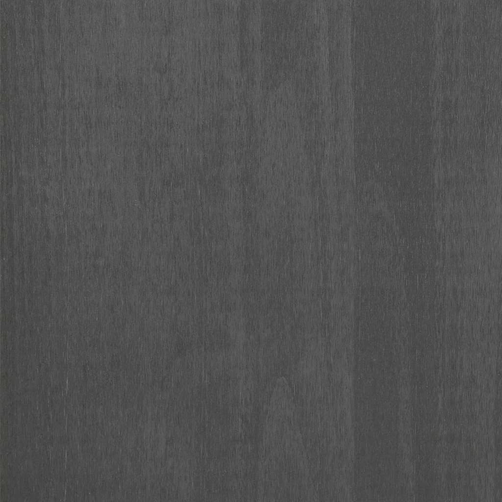 Book Cabinet "HAMAR" Dark Grey 85x35x112 cm Solid Wood Pine