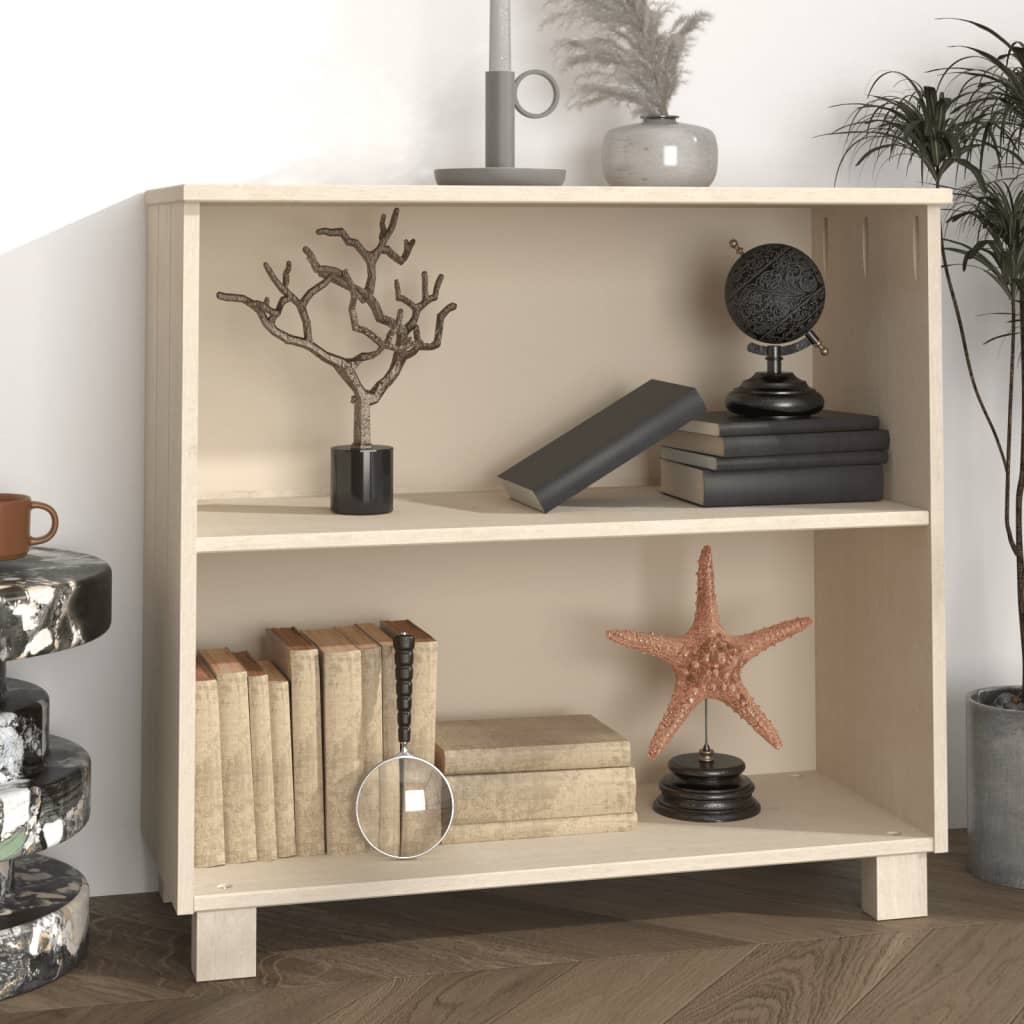 Sideboard HAMAR Honey Brown 85x35x80 cm Solid Wood Pine