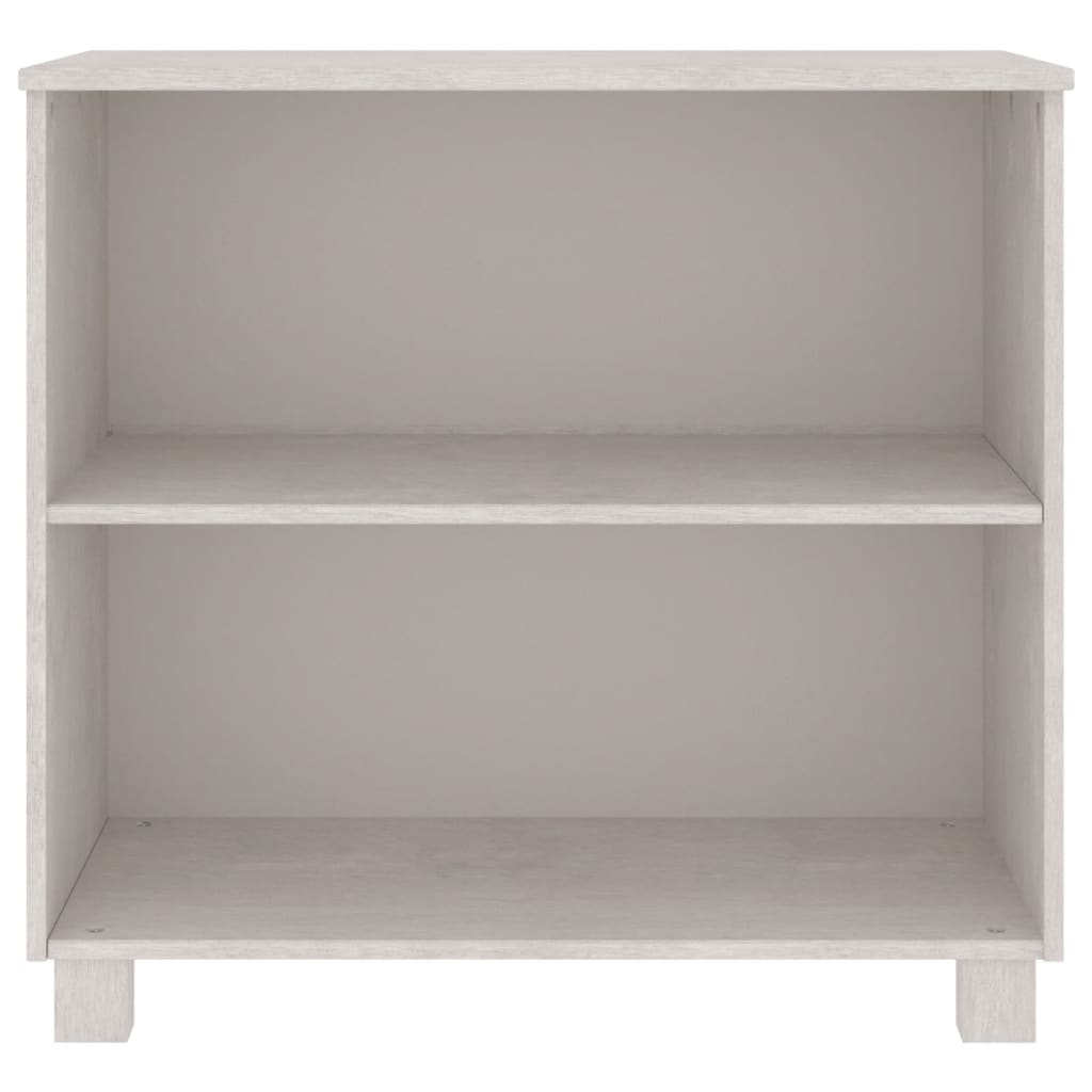 Sideboard HAMAR White 85x35x80 cm Solid Wood Pine