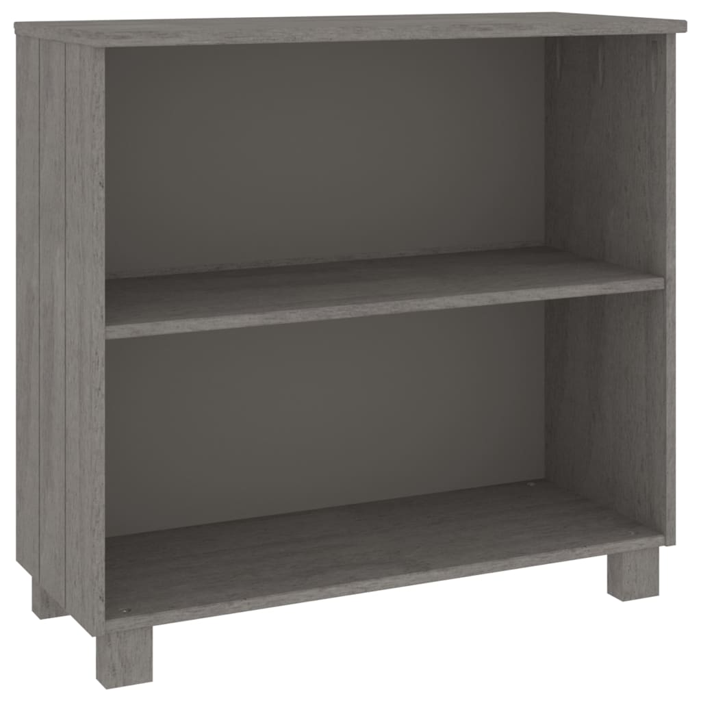 Buffet HAMAR Gris Clair 85x35x80 cm Bois Massif Pin