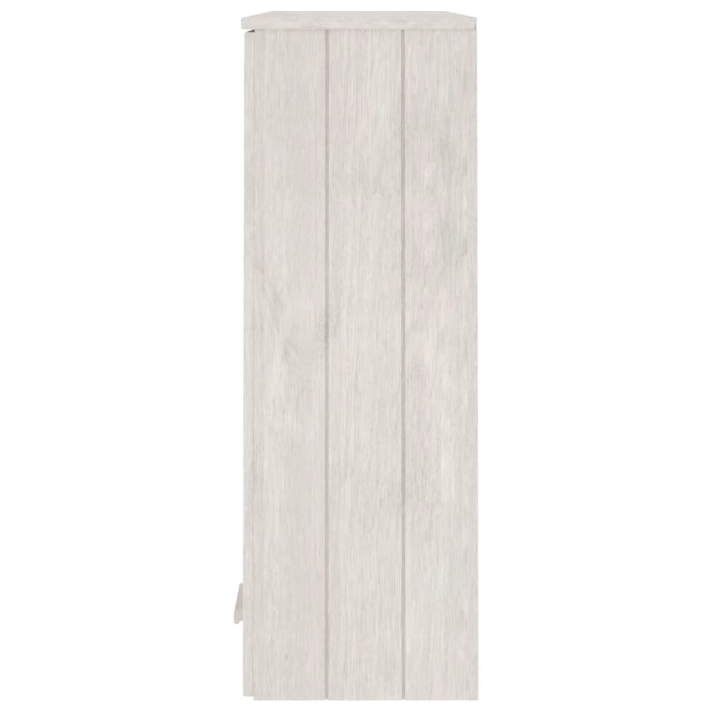 Plateau pour Buffet Haut HAMAR Blanc 85x35x100 cm Bois Massif Pin