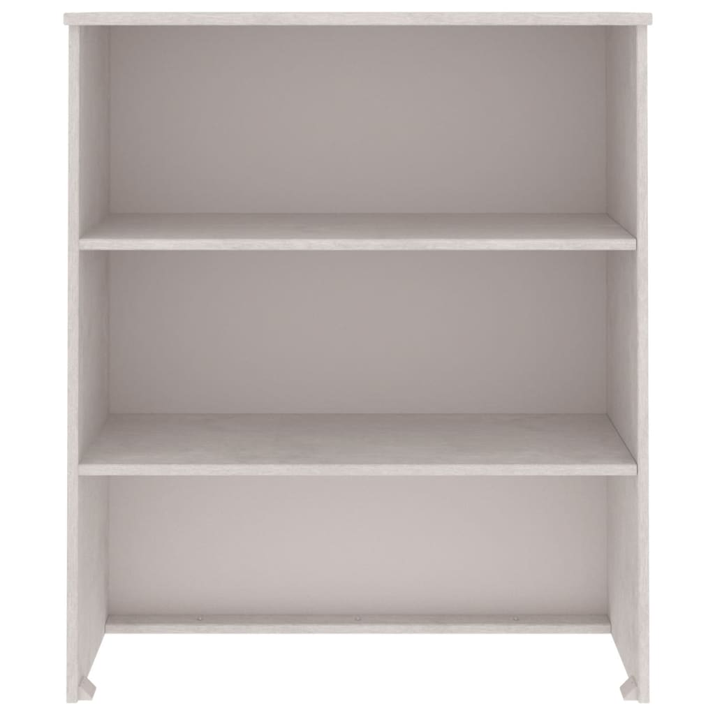 Blad voor highboard HAMAR wit 85x35x100 cm massief grenenhout