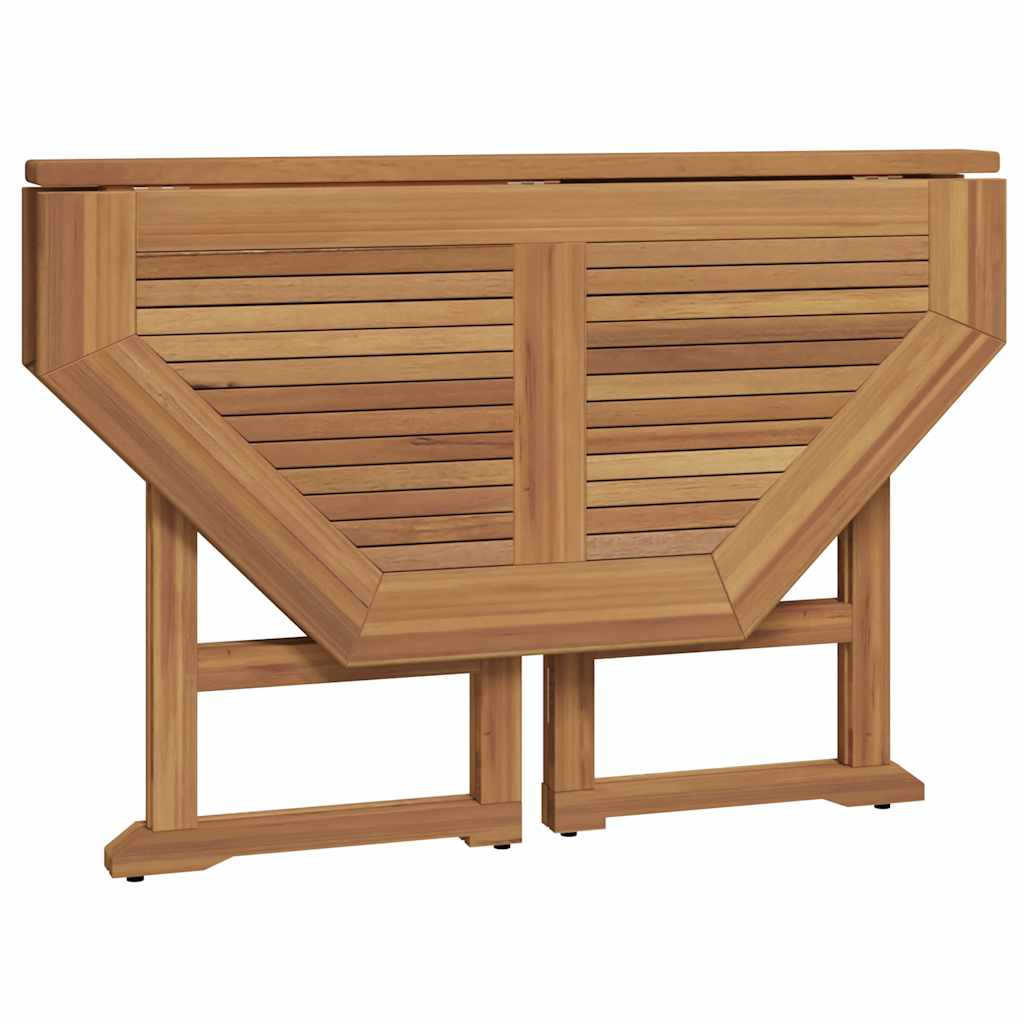 5 Piece Folding Outdoor Dining Set Solid Wood Teak