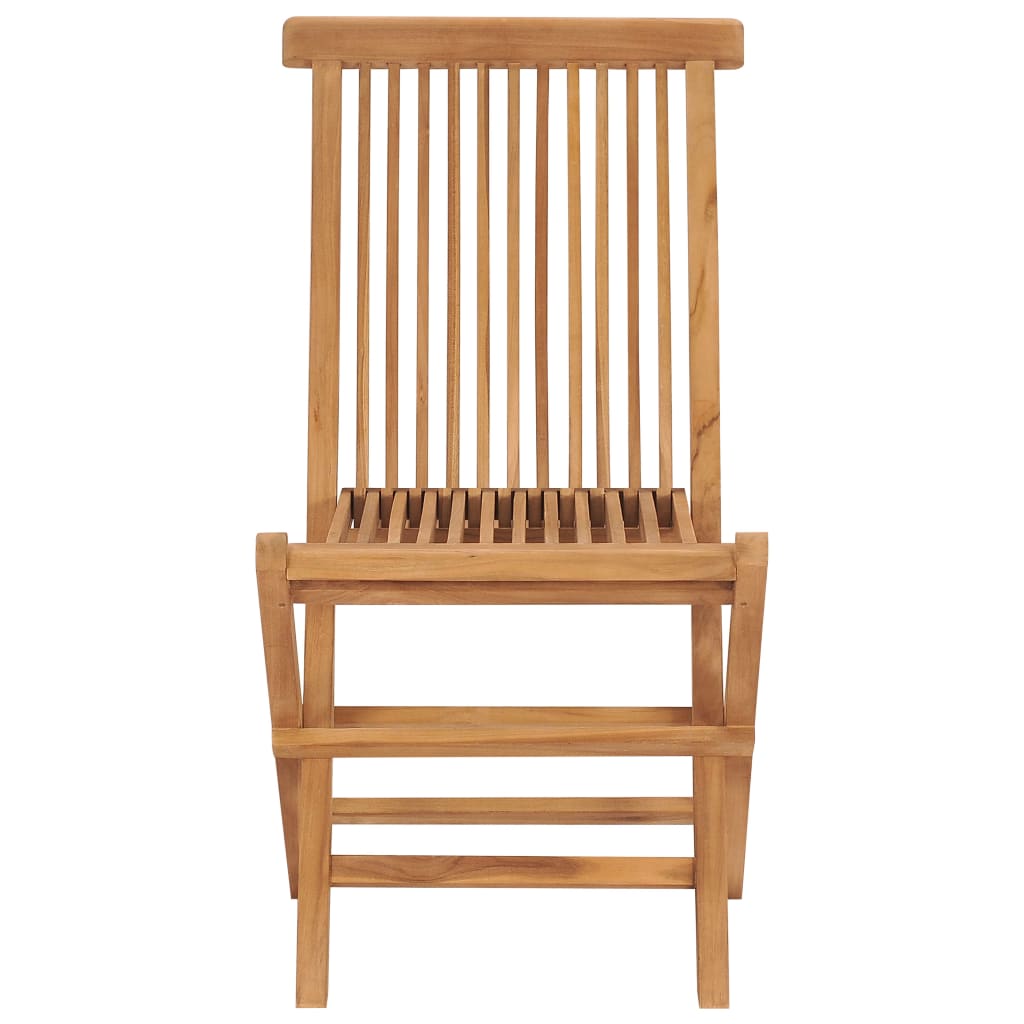 Garden Chair | Set of 8 | Teak | Solid Teak Wood | Standard | Foldable
