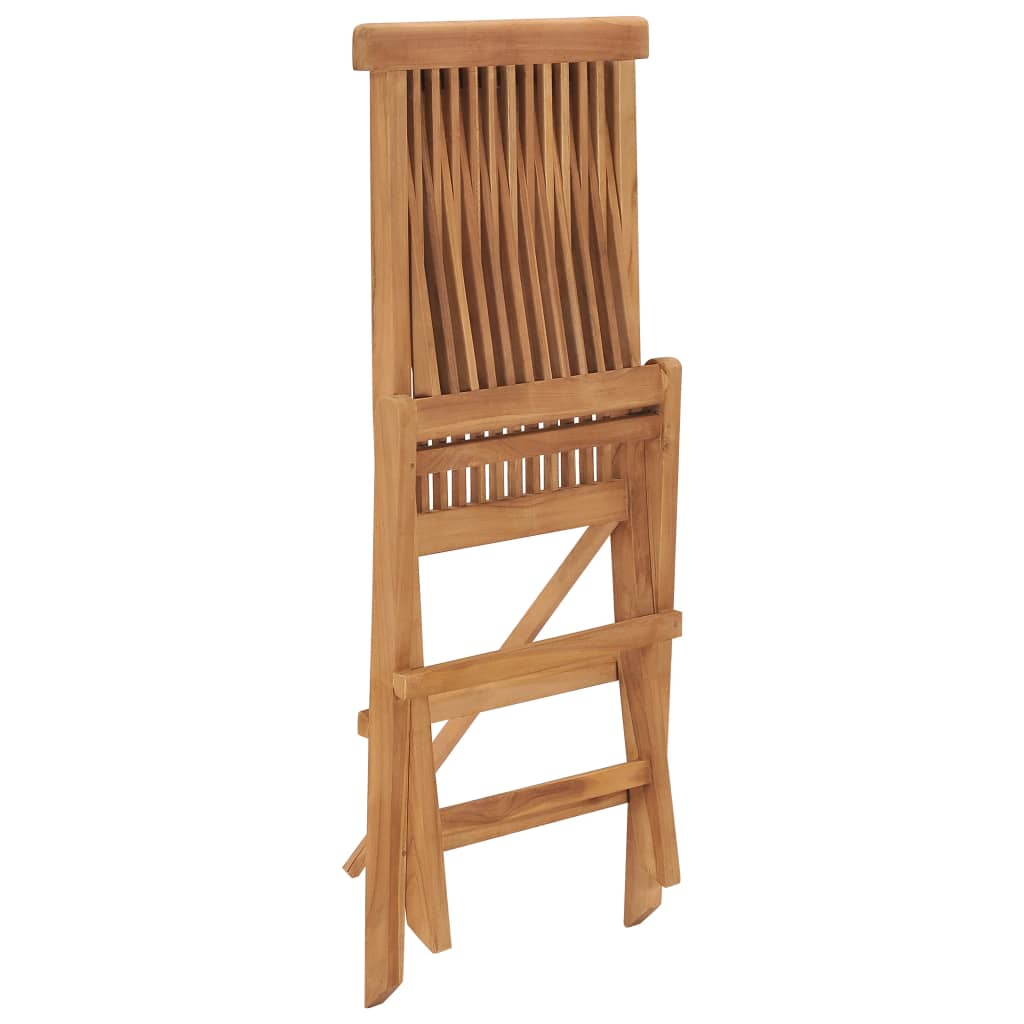 Garden Chair | Set of 8 | Teak | Solid Teak Wood | Standard | Foldable