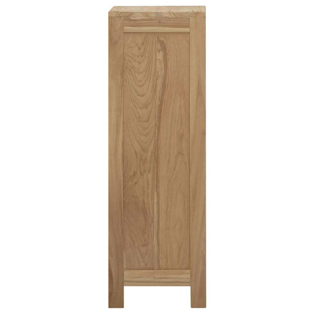 340741 vidaXL Chest of Drawers 30x30x90 cm Solid Wood Teak