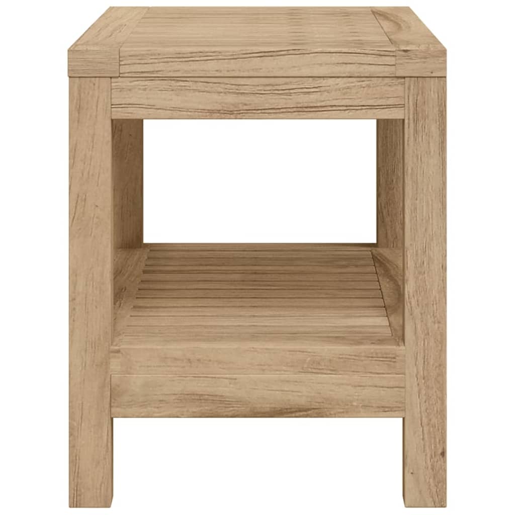 vidaXL Bathroom Side Table 60x30x45 cm Solid Wood Teak