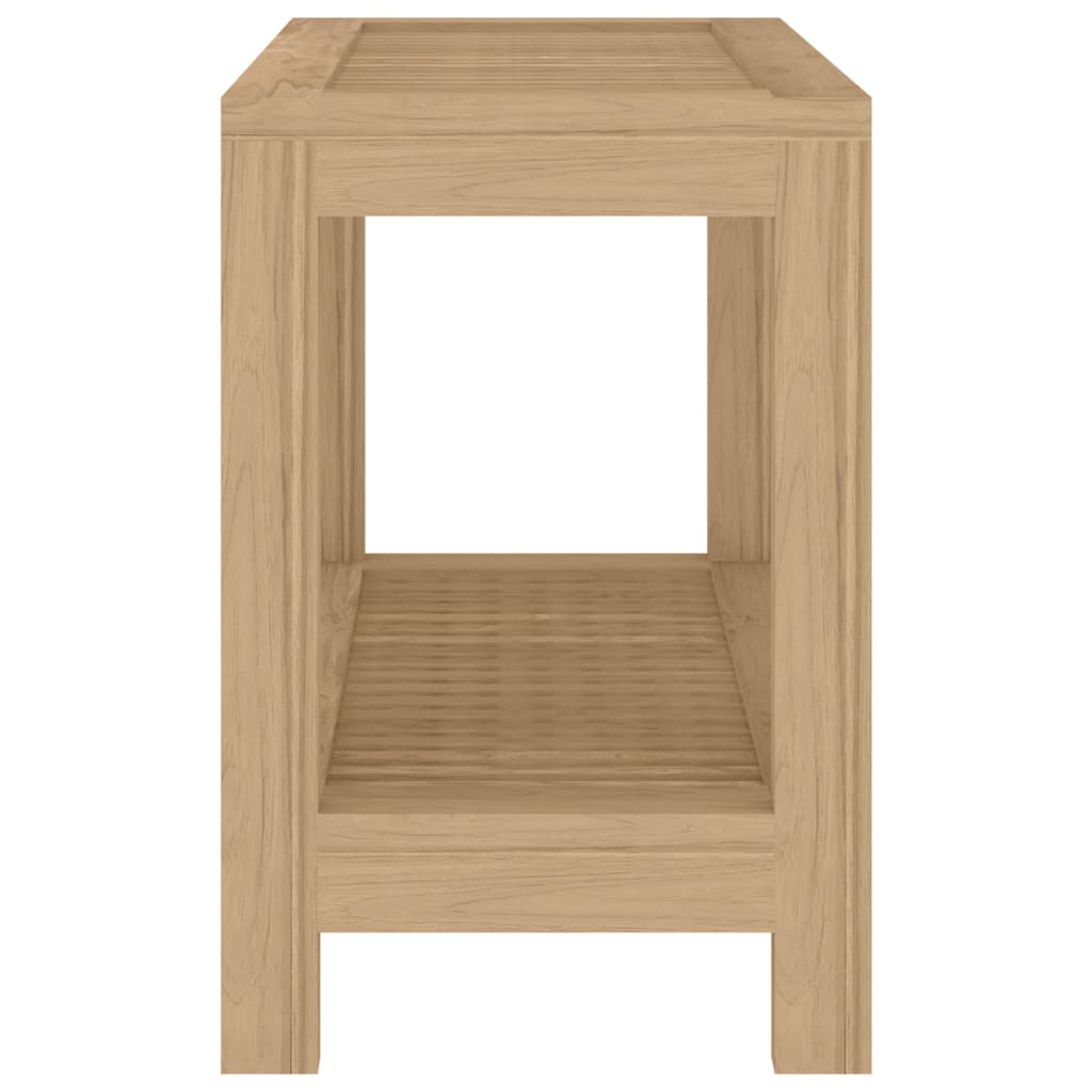 vidaXL Bathroom Side Table 60x30x45 cm Solid Wood Teak