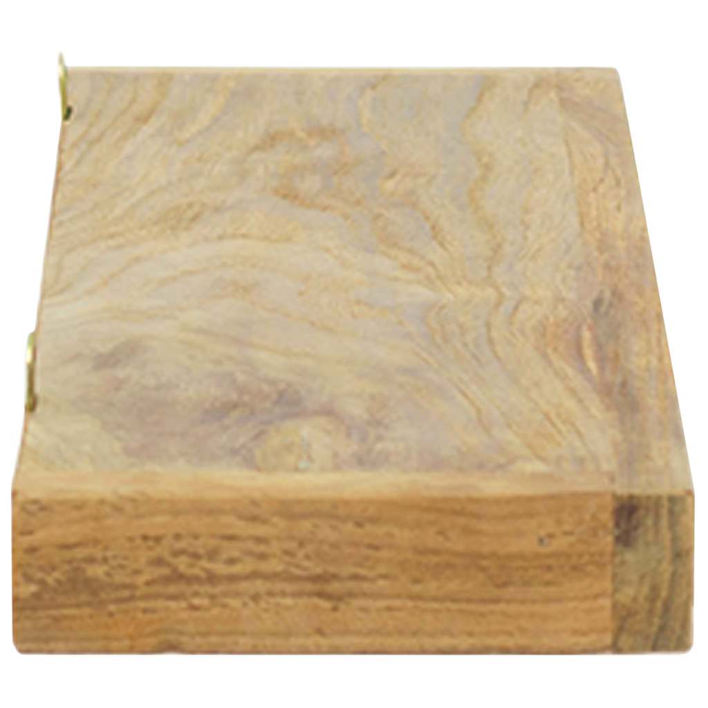 Wall Shelves 2 pcs 60x15x4 cm Solid Wood Teak