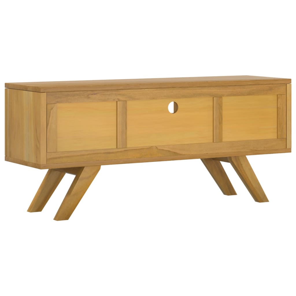 TV Cabinet 110x30x50 cm Solid Wood Teak