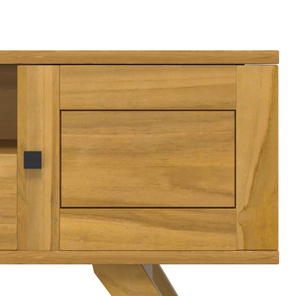 TV Cabinet 110x30x50 cm Solid Wood Teak